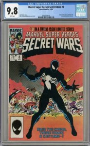 Marvel Super Heroes Secret Wars #8 (1984) CGC 9.8 WHITE PAGES