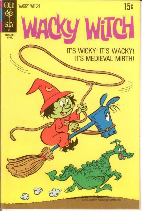 WACKY WITCH (1971-1975 GK) 2 VF April 1971 COMICS BOOK