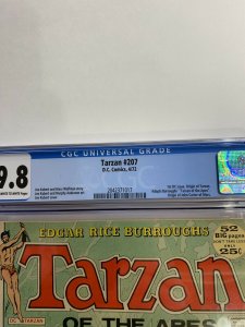 Tarzan 207 Cgc 9.8 Ow/w Pages Dc Comics Bronze Age 2042371017