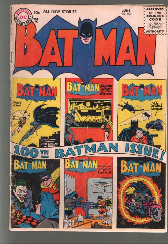 BATMAN 100;G/VG 3.0(1956) ;Can you say SCARCE!!