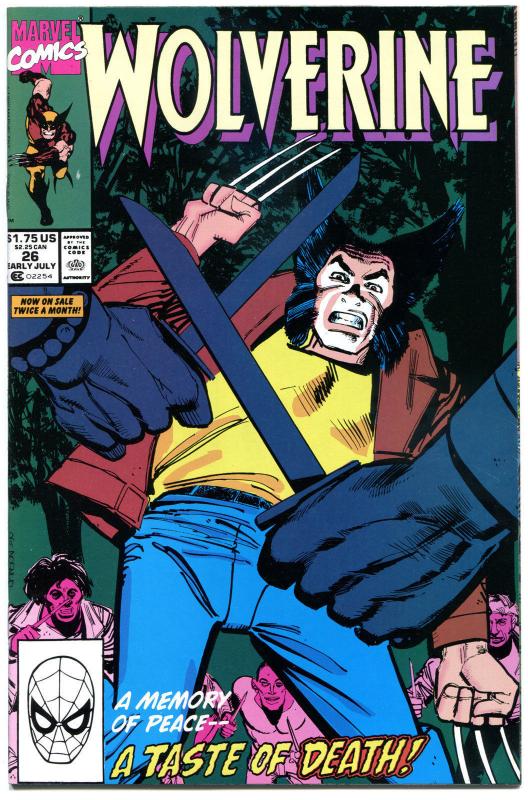 WOLVERINE #26, NM+, Snikt, 1988,  X-men, Klaus Janson, more in store