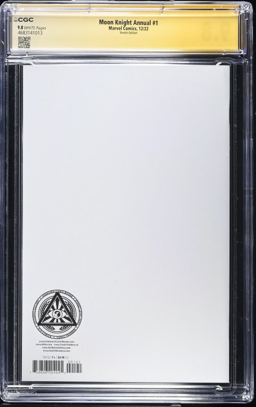 Moon Knight Annual (2022) # 1 (CGC 9.8 SS) Signed & Sketch Tim Vigil