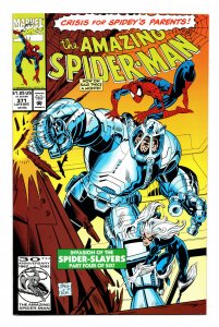 AMAZING SPIDER-MAN #371 (1992) AL MILGROM | DIRECT EDITION | SPIDER SLAYERS 4