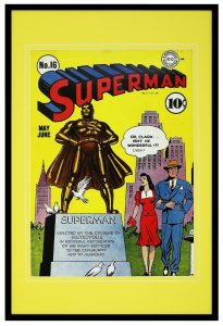 Superman #16 Framed 12x18 Official Repro Cover Display
