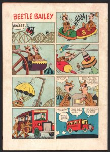 Beetle Bailey-Four Color Comics #552 1954-Mort Walker art-Bubble bath cover