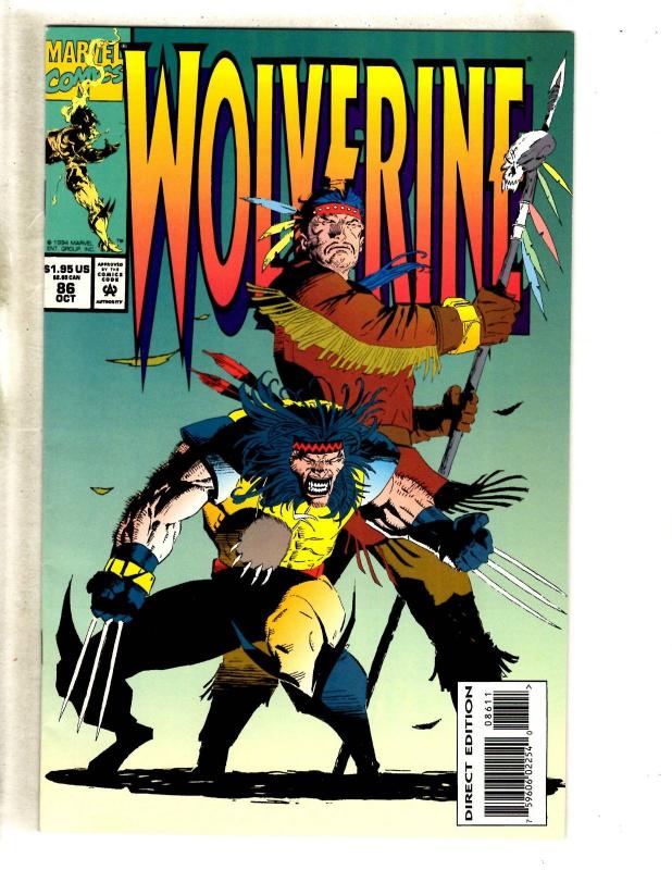 Lot Of 10 Wolverine Marvel Comic Books # 82 83 84 85 86 87 88 89 90 91 DB7