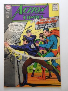 Action Comics #356 (1967) Son of The Annihilator! Sharp VG+ Condition!