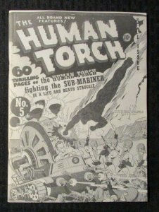1970's FLASHBACK #2 FVF 7.0 Reprint Human Torch #5 Sub-Mariner 
