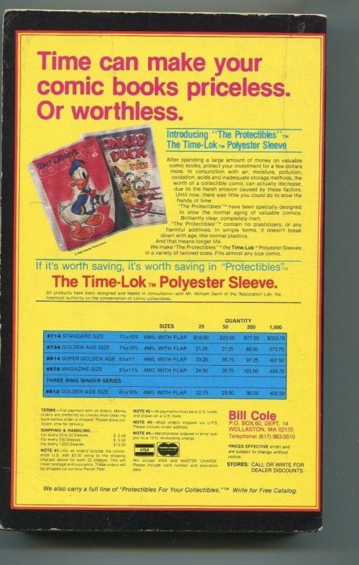 OVERSTREET COMIC BOOK PRICE GUIDE #11 (5.5) HORROR COVER 1981