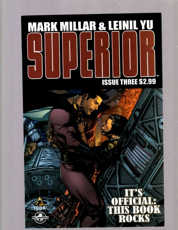 SUPERIOR Complete Marvel Icon Comic Books # 1 2 3 4 5 6 7 Mark Millar Yu RP4
