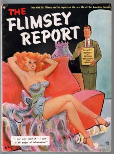 Flimsey Report #1 1953-Kinsey Report parody-Bill Wenzel