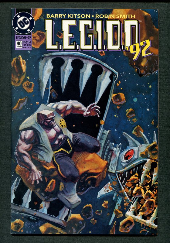 Legion #40  ( 9.0 VFN/NM ) Dan Brereton Painted Cover / June 1992