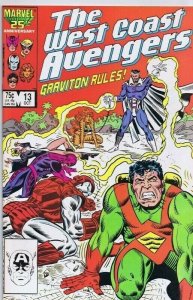 West Coast Avengers #13 ORIGINAL Vintage 1986 Marvel Comics 