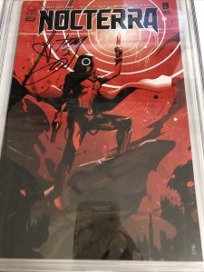 Nocterra  (2022) # 8 (CGC 9.8 SS) Signed Tony Daniels * Variant * Image Universe