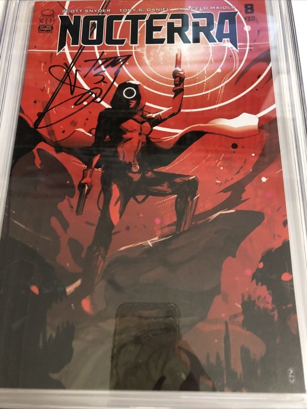 Nocterra  (2022) # 8 (CGC 9.8 SS) Signed Tony Daniels * Variant * Image Universe