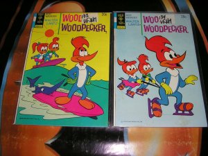 WOODY WOODPECKER (Gold Key) - 10 diff - 122-124 126 130-132 134-135 142 VF/+ 