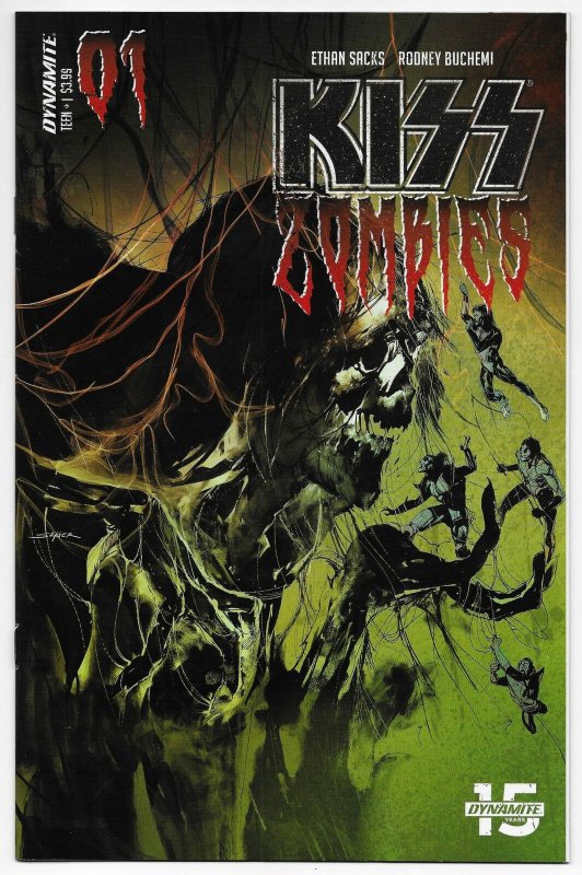 Kiss Zombies #1 Cvr B Sayger (Dynamite, 2019) NM