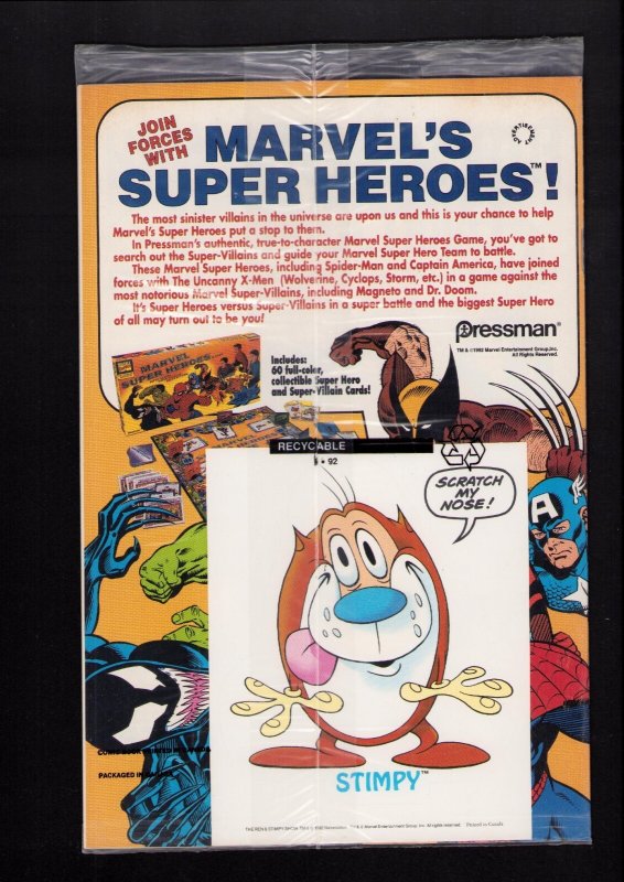 The Ren & Stimpy Show #1 - SEALED 1ST SOLO SERIES! (9.2) 1992