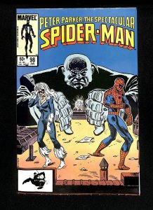 Spectacular Spider-Man #98 Black Cat Kingpin 1st Spot!