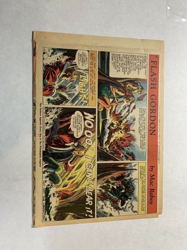 Flash Gordon’s 1954 Tabloid Color Newspaper Sundays Lot Of 8 