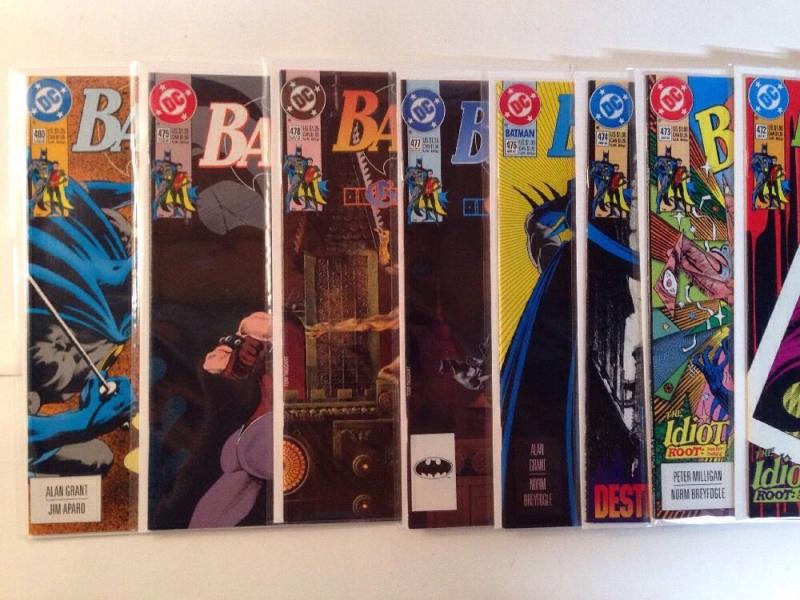 Batman 471 472 473 474 476 477 478 479 480 9.2 Or Better Lot Set Run