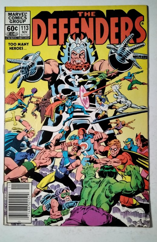 The Defenders #113 (1982) Marvel Comic Book J757