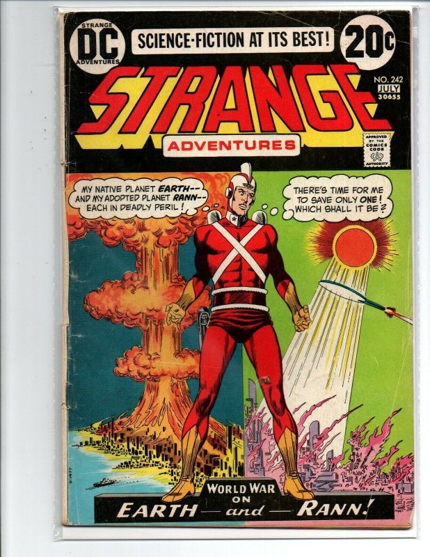 Strange Adventures #242 - Adam Strange - 1973 - Good+