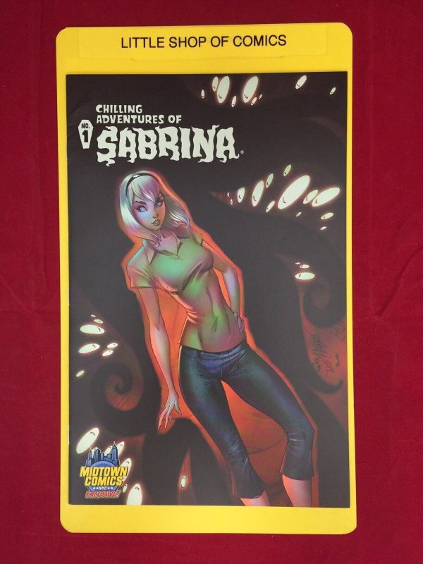 Chilling Adventures of Sabrina #1 Campbell Midtown Comics Variant VFNM Netflix