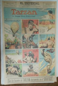 Tarzan Sunday Page #614 Burne Hogarth from 12/13/1942 in Spanish! Full Page Size