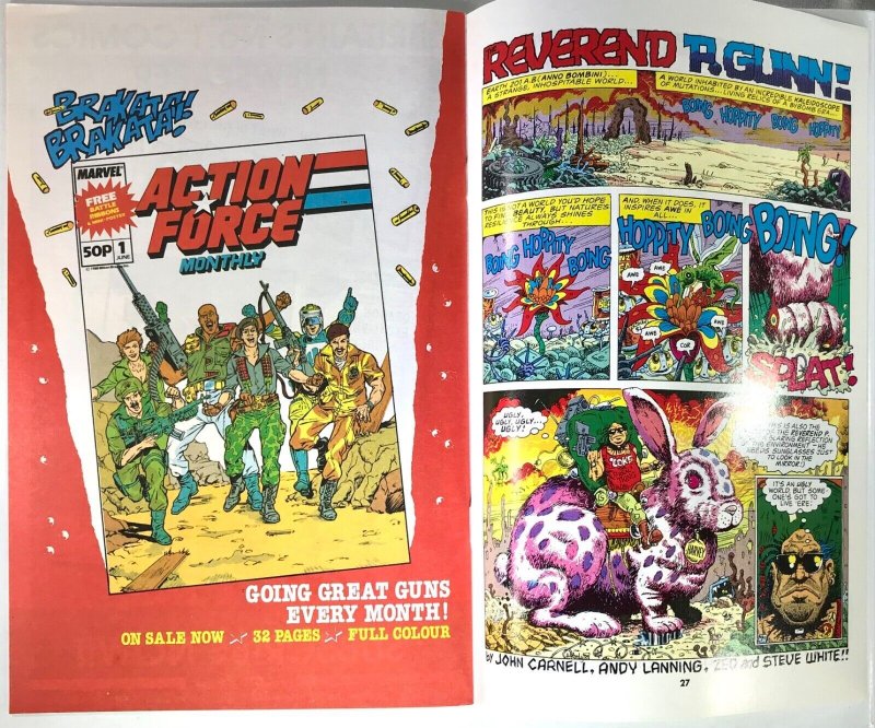 DRAGON’S CLAWS Comic Issue 1 — 32 Pages $1.25 Cover — 1988 Marvel Comics UK F+