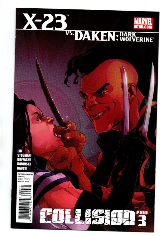 X 23 Vs Daken Dark Wolverine Collision #8 #9 Complete Set - #1 2 3 & 4 -2010- NM
