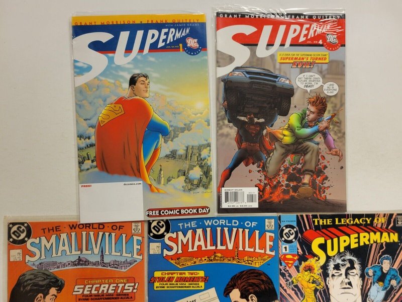 5 DC Comics #1 2 Smallville #1 2 Superman Morrison #1 Legacy of Superman 40 TJ18