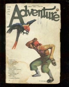 ADVENTURE PULP-6/10/23-PIRATE & PARROT CVR-85 YEARS OLD-fair FR