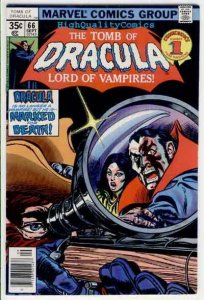 TOMB of DRACULA #66, FN+/VF, Vampire, Undead, Wolfman, 1972, more TOD in store