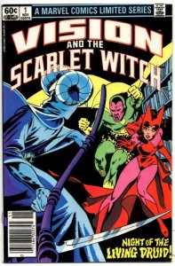 VISION AND THE SCARLET WITCH #1, FNVF, Living Druid, Marvel 1982 more in store