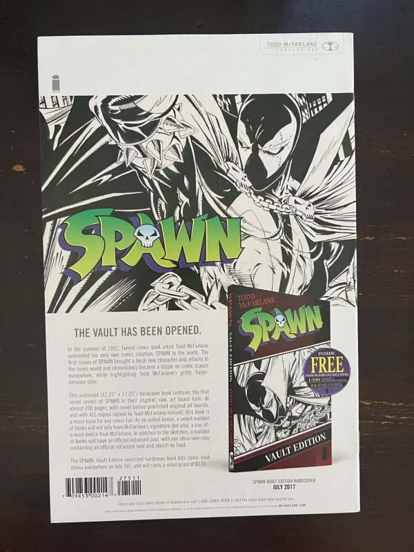 Spawn #275 Image 2017 NM 9.4