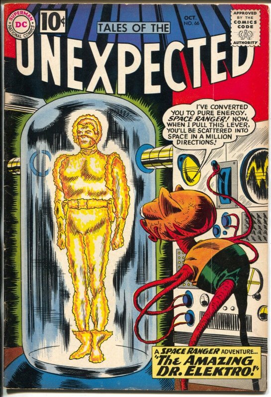 Tales of The Unexpected #66 1961-DC-Space Ranger-Dr Elektro-VF