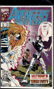 Avengers West Coast #91 (1993) West Coast Avengers / Avengers West Coast [Key...