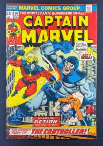 Captain Marvel (1968) #30 FN/VF (7.0) Controller Iron Man Thanos Jim Starlin Art
