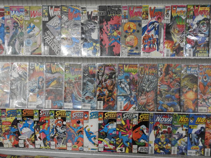 Huge Lot of 180+ Comics W/ Venom, New Warriors, Black Cat+ Avg VF Condition!