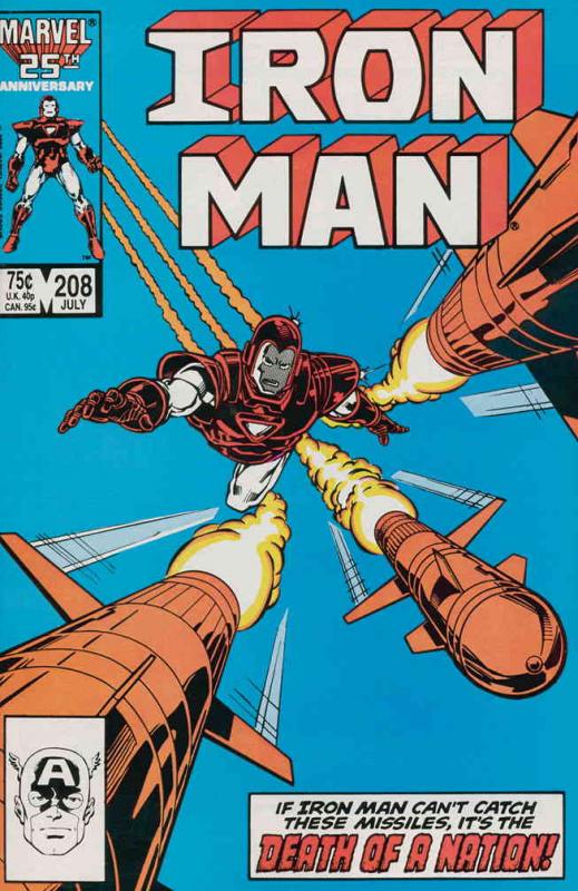 Iron Man (1st Series) #208 VF; Marvel | save on shipping - details inside