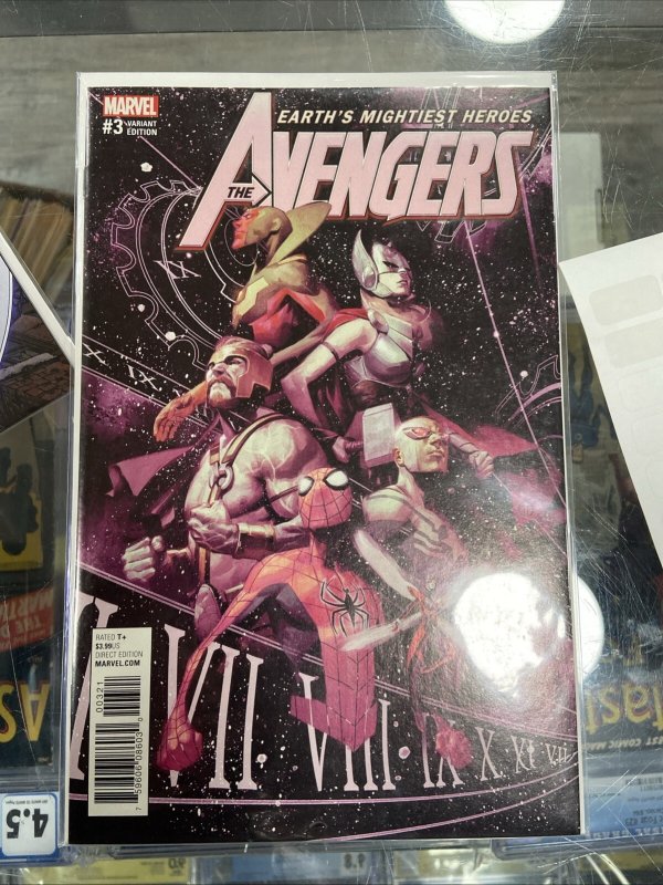 Avengers #3 1:25 Tedesco Variant 2017  Hard to Find!