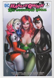 Harley Quinn 25th Anniversary Special Mega Comics Warren Louw A Cover (2017) VF