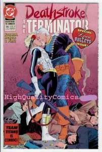 DEATHSTROKE the TERMINATOR #11, NM+, Wolfman, Vigilante, 1991, more in store