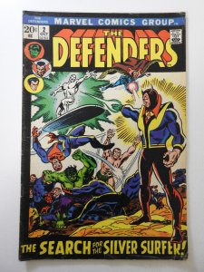 The Defenders #2 (1972) VG+ Condition