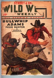 WILD WEST WEEKLY-6/15/1935-PULP-BULLWHIP ADAMS FR/G