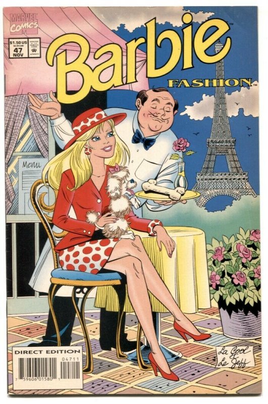 Barbie Fashion #47 1994- Lapdog in Paris cover F/VF