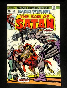 Marvel Spotlight #17 Son of Satan!
