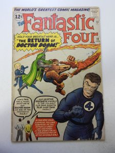 Fantastic Four #10 (1963) Apparent GD/VG Cond color touch fc See desc