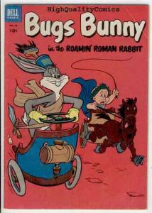 BUGS BUNNY #29, VG+, Dell, 1953, Porky Pig, Warner Bros, Roman Chariot Race